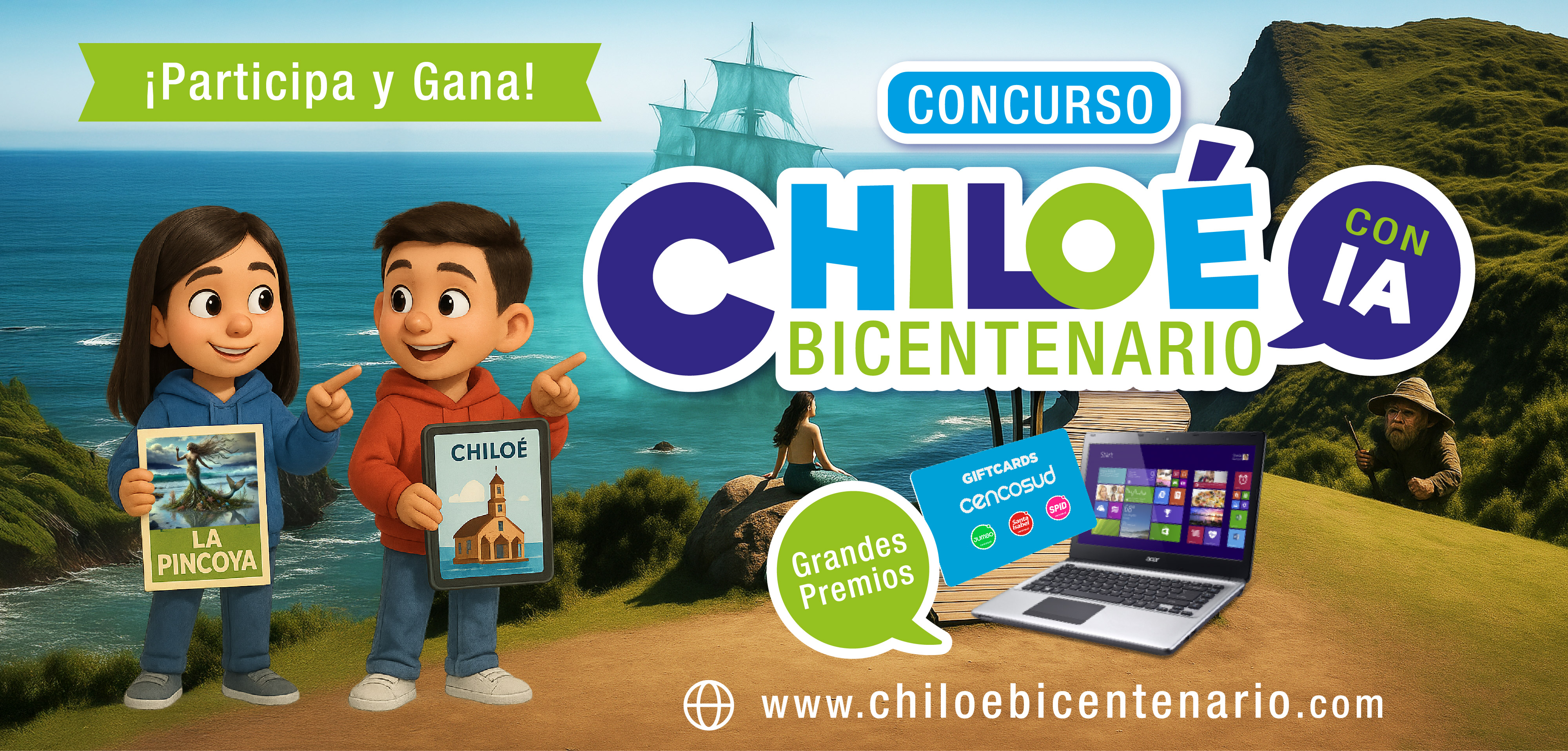 Chiloé Bicentenario con IA